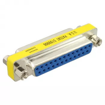 Mini adaptador InLine 25 pines Sub-D hembra a hembra