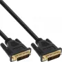 Cable DVI-D InLine, Premium, 24+1 M/M, Dual Link, dorado, 3 m