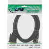 Cable DVI-D InLine, Premium, 24+1 M/M, Dual Link, dorado, 3 m