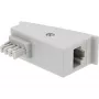 Adaptador TAE-F DSL InLine, macho TAE-F / hembra RJ45, 8P2C para Fritzbox, gris