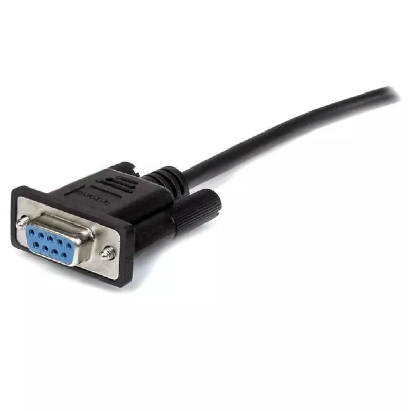 Cable serie DB9 RS232 en bucle de 2 m negro StarTech.com - M/H
