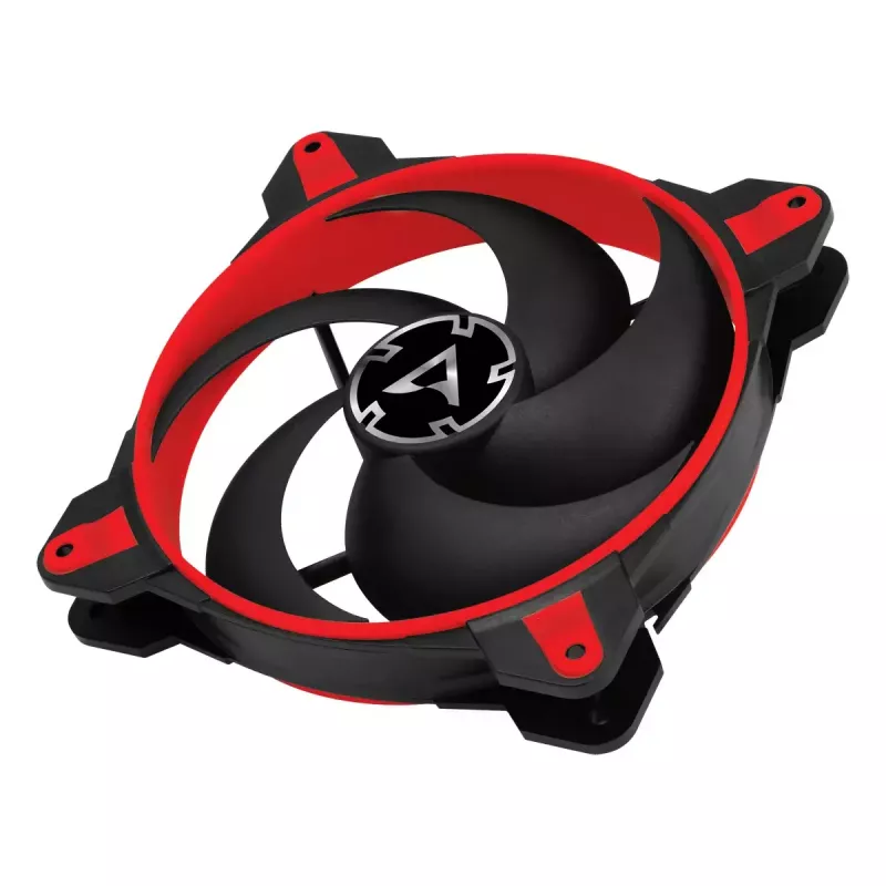 ARCTIC BioniX P140 (rojo) – Ventilador gaming de 140 mm optimizado para presión con PWM PST