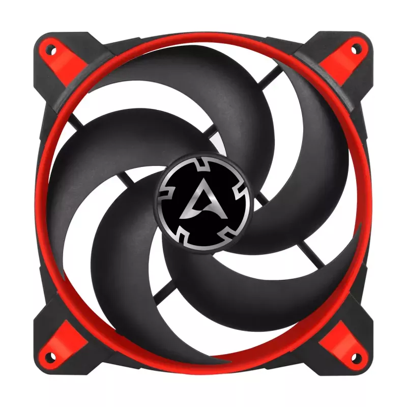 ARCTIC BioniX P140 (rojo) – Ventilador gaming de 140 mm optimizado para presión con PWM PST