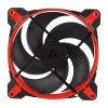 ARCTIC BioniX P140 (rojo) – Ventilador gaming de 140 mm optimizado para presión con PWM PST