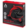 ARCTIC BioniX P140 (rojo) – Ventilador gaming de 140 mm optimizado para presión con PWM PST