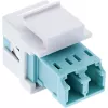 Adaptador keystone snap-in de fibra óptica InLine 89988B