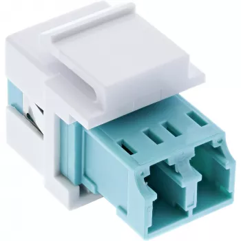 Adaptador keystone snap-in de fibra óptica InLine 89988B