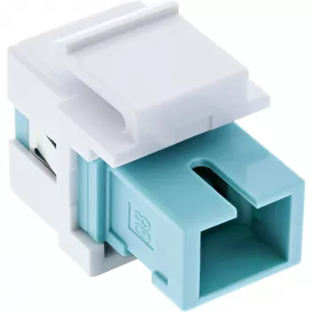 Adaptador keystone snap-in de fibra óptica InLine 89988F