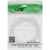 Cable de extensión DC InLine, conector macho/hembra DC 5,5x2,1mm, AWG 18, blanco 5m