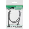 Cable de extensión DC InLine, conector macho/hembra DC 4,0x1,7mm, AWG 18, negro 1m
