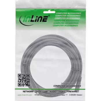 Cable de extensión DC InLine, conector macho/hembra DC 3,5x1,35mm, AWG 18, negro 3m