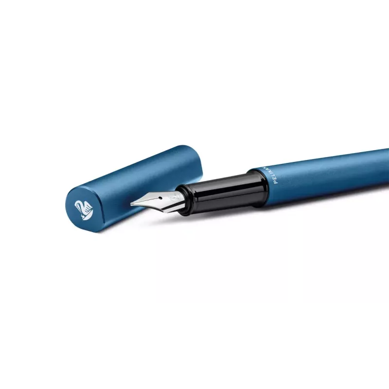 Pluma estilográfica Pelikan 823609 sistema de cartuchos azul petróleo