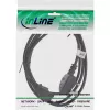 Cable de alimentación InLine conector macho Reino Unido / conector hembra IEC C13 de 3 polos, 1m