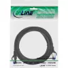 Cable de red InLine, Cat.6A, S/FTP, TPE flexible, negro, 1,5 m
