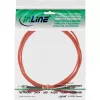 Cable de fibra óptica dúplex InLine ST/ST 50/125µm OM2 3m