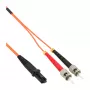Cable de fibra óptica dúplex InLine MTRJ/ST 50/125µm OM2 2m