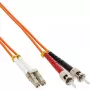 Cable de fibra óptica dúplex InLine LC/ST 50/125µm OM2 2m