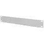 Intellinet Placa ciega de 10 pulgadas, cubierta 1HE para espacio no utilizado en armario de 10 pulgadas, metal, gris
