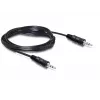 Cable de audio DeLOCK 84001 2,5 m 3,5 mm negro