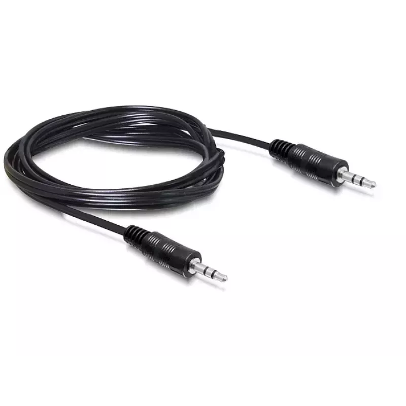 Cable de audio DeLOCK 84001 2,5 m 3,5 mm negro