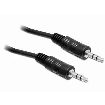 Cable de audio DeLOCK 84001 2,5 m 3,5 mm negro