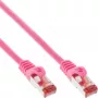 Cable de red InLine S/FTP PiMF Cat.6 250MHz PVC cobre rosa 7,5m