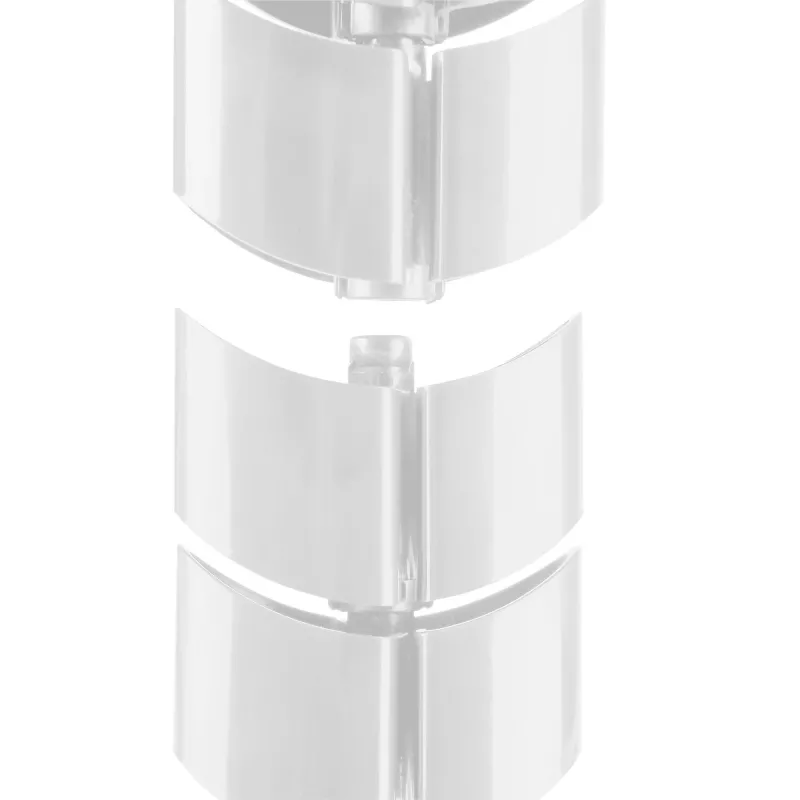 Canaleta de cables, InLine 59997C canaleta vertical flexible para mesa, 2 compartimentos, 0,80 m, blanca