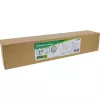 Canaleta de cables, InLine 59997C canaleta vertical flexible para mesa, 2 compartimentos, 0,80 m, blanca
