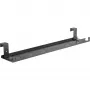 Bandeja/guía de cables para montaje bajo la mesa InLine 131×590×74 mm, negra
