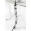 Canaleta de cables InLine para mesas de altura regulable, 4 compartimentos, gris, 68×36×42 mm