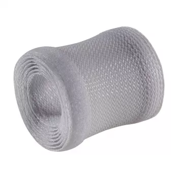 Funda de cables InLine funda de tela con cierre de velcro 1 m × 25 mm, negra