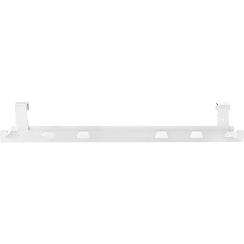 Canaleta para cables/bandeja para montaje bajo mesa InLine 131×590×74 mm, blanco