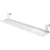 Canaleta para cables/bandeja para montaje bajo mesa InLine 131×590×74 mm, blanco