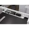 Canaleta para cables/bandeja para montaje bajo mesa InLine 131×590×74 mm, blanco