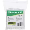 Funda para cables InLine 1 m × 25 mm, tubo de tela con cierre de velcro, blanco