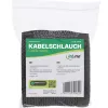 Funda canaleta para cables InLine 59993A — tubo textil con cierre de velcro, 1 m × 25 mm, negro