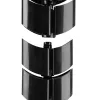InLine tubo para cables flexible, vertical para mesas, 2 cámaras, 0,80 m negro