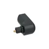 InLine adaptador de cable de audio óptico Toslink conector macho / conector hembra 90° en ángulo