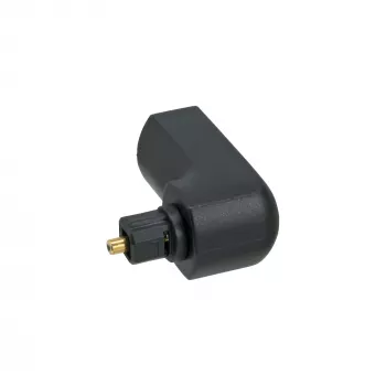 InLine adaptador de cable de audio óptico Toslink conector macho / conector hembra 90° en ángulo