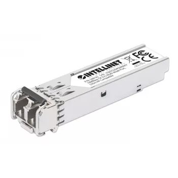 Intellinet módulo transceptor de fibra óptica Gigabit SFP Mini-GBIC 1000Base-SX LC 550m 850nm