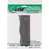 InLine regleta de enchufes 6 tomas tipo suizo con interruptor negro 1,5 m