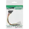 InLine cable de alimentación SATA 1x 5,25 pulgadas / SATA 0,30 m