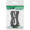 InLine Cable de audio 2,5 mm estéreo conector macho/macho 0,5 m