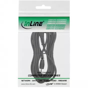 InLine Cable de audio 2,5 mm estéreo conector macho/macho 0,5 m