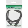Cable en Y 3,5 mm jack conector macho a 2x 3,5 mm jack conector hembra estéreo 5 m InLine 99300D