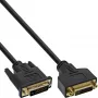 Cable DVI-D Premium 24+1 conector macho a hembra Dual Link dorado 3m InLine 17763P