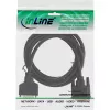 Cable DVI-D Premium 24+1 conector macho a hembra Dual Link dorado 3m InLine 17763P