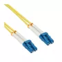 InLine Cable de fibra óptica dúplex LC/LC 9/125µm OS2 15m