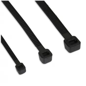 Bridas InLine 300 mm × 3,6 mm, negro, 100 uds., resistencia a la tracción 176,5 N, -20–85 °C
