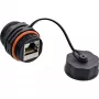 InLine acoplador de latiguillo Cat.6A, impermeable IP68, para aplicaciones industriales